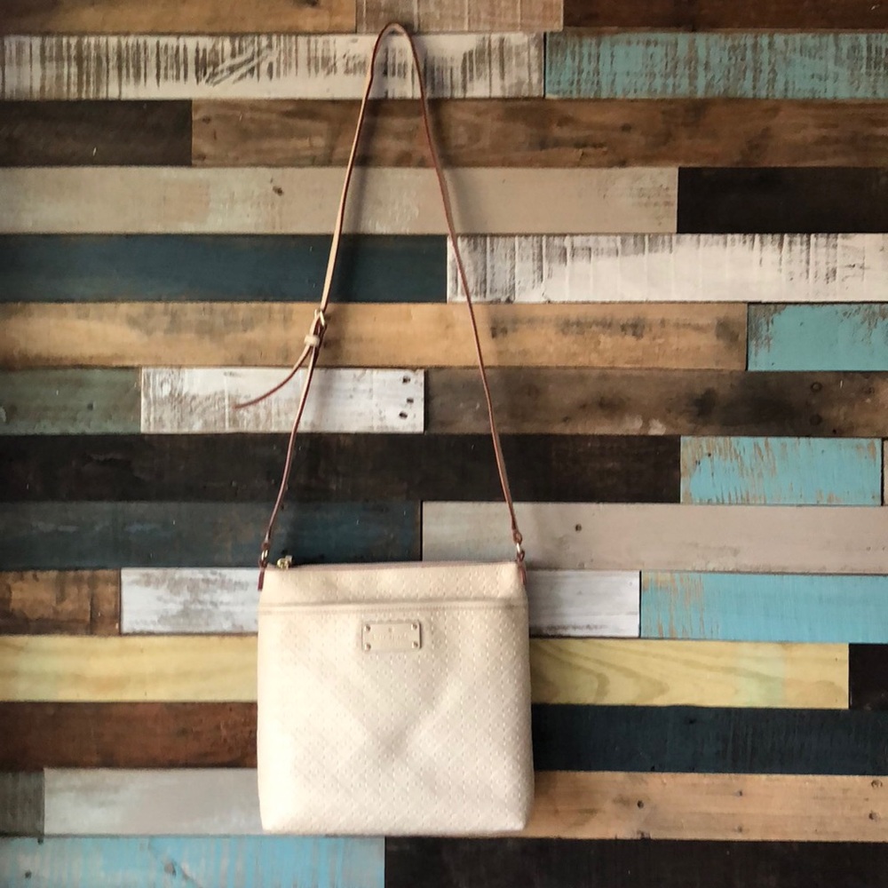 White Kate Spade cross body